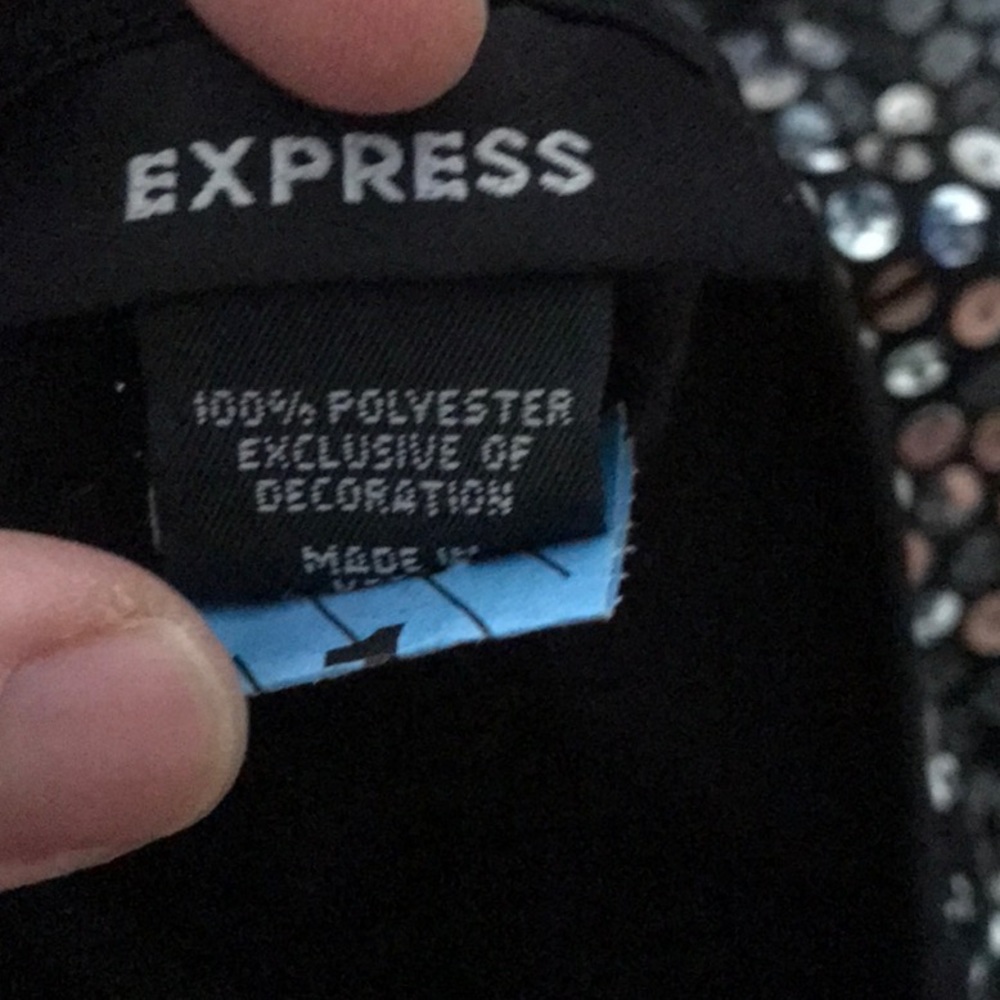 Express Sequins Top. Size S - image 7